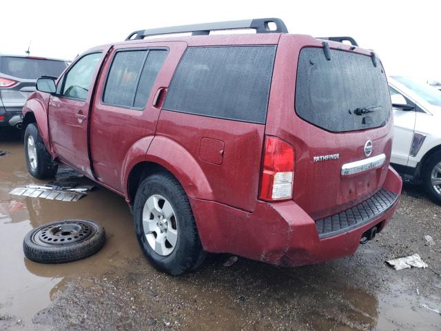 5N1AR18B48C661543 - 2008 NISSAN PATHFINDER S BURGUNDY photo 2
