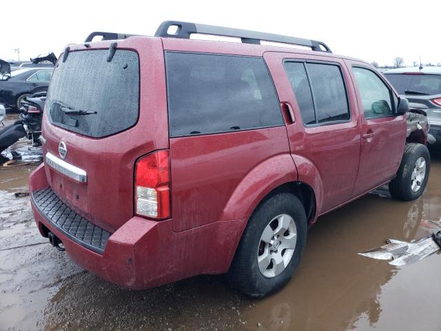 5N1AR18B48C661543 - 2008 NISSAN PATHFINDER S BURGUNDY photo 3