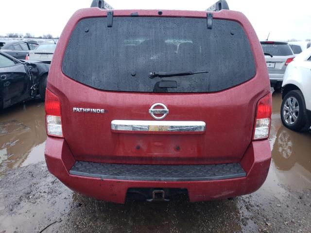 5N1AR18B48C661543 - 2008 NISSAN PATHFINDER S BURGUNDY photo 6
