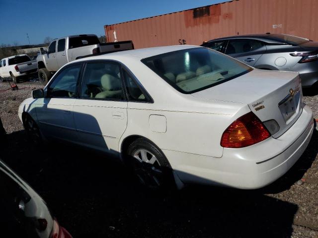 4T1BF28B91U182098 - 2001 TOYOTA AVALON XL WHITE photo 2