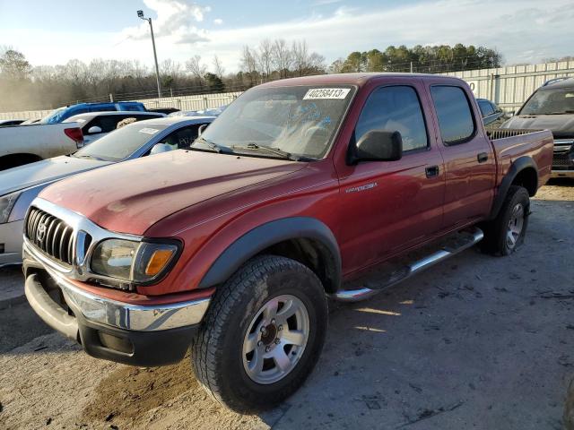 5TEGN92N32Z079678 - 2002 TOYOTA TACOMA DOUBLE CAB PRERUNNER BURGUNDY photo 1