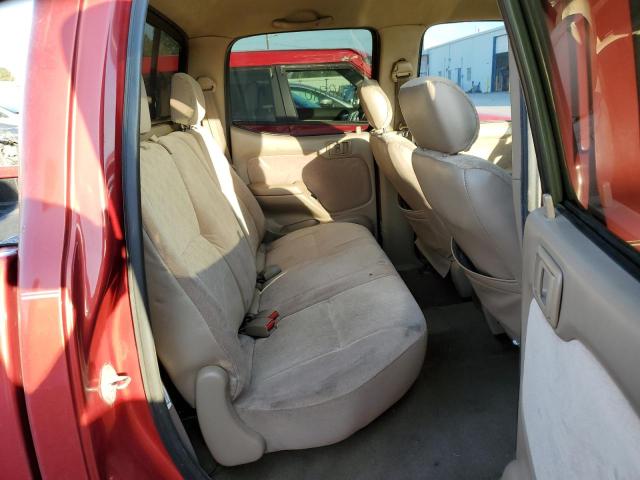 5TEGN92N32Z079678 - 2002 TOYOTA TACOMA DOUBLE CAB PRERUNNER BURGUNDY photo 10