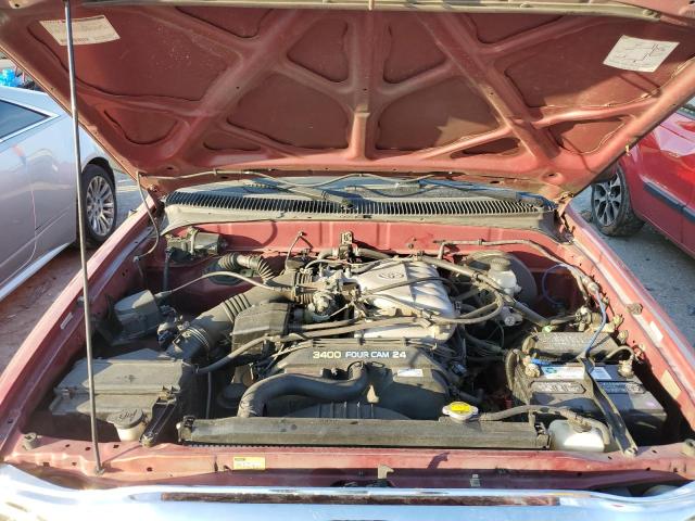 5TEGN92N32Z079678 - 2002 TOYOTA TACOMA DOUBLE CAB PRERUNNER BURGUNDY photo 11