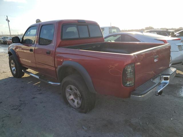 5TEGN92N32Z079678 - 2002 TOYOTA TACOMA DOUBLE CAB PRERUNNER BURGUNDY photo 2