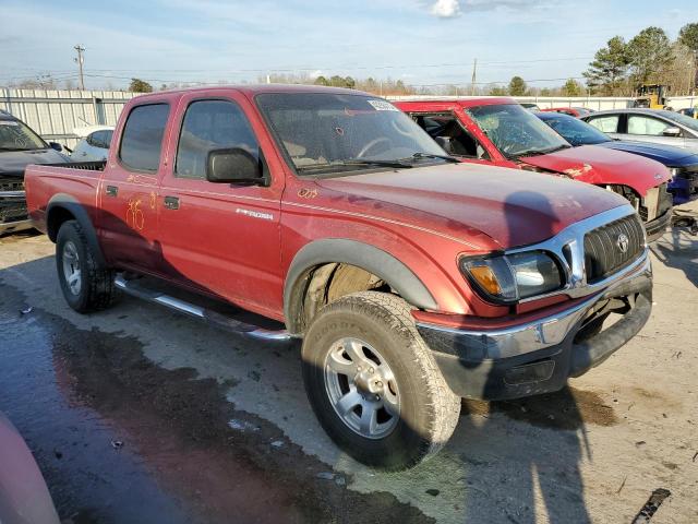 5TEGN92N32Z079678 - 2002 TOYOTA TACOMA DOUBLE CAB PRERUNNER BURGUNDY photo 4