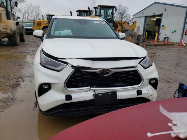 5TDGZRBH7MS060162 - 2021 TOYOTA HIGHLANDER XLE WHITE photo 5
