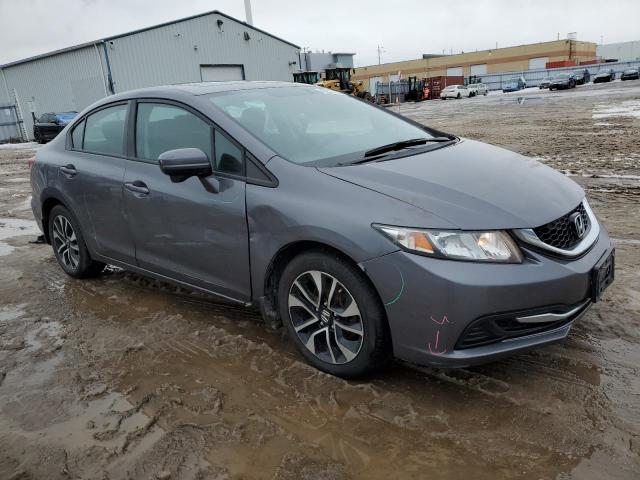 2HGFB2F57FH034140 - 2015 HONDA CIVIC LX GRAY photo 4