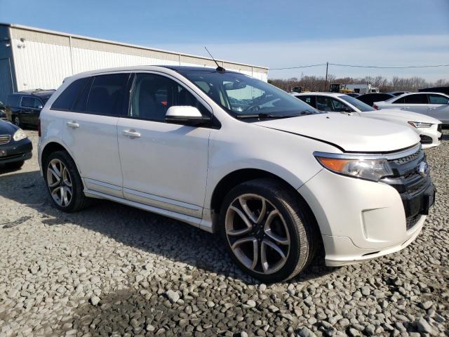 2FMDK4AK1CBA11025 - 2012 FORD EDGE SPORT WHITE photo 4