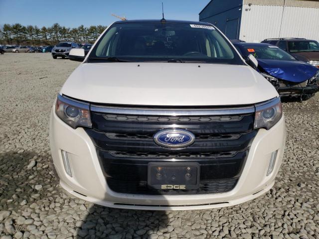 2FMDK4AK1CBA11025 - 2012 FORD EDGE SPORT WHITE photo 5