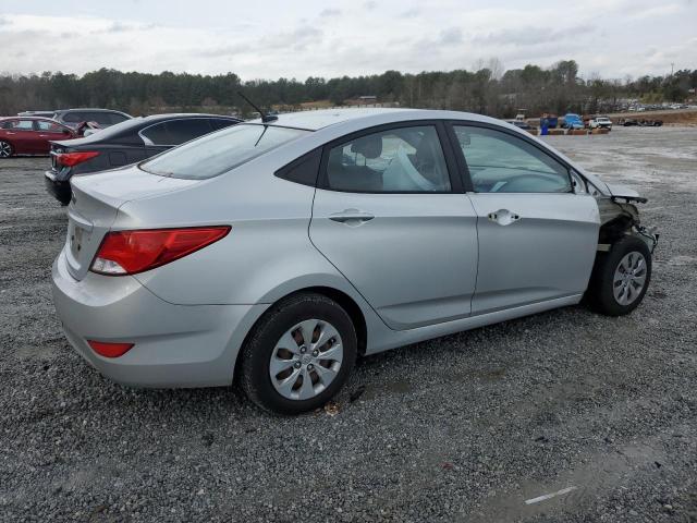 KMHCT4AE2FU860176 - 2015 HYUNDAI ACCENT GLS SILVER photo 3