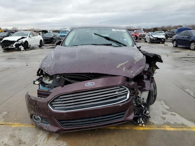 3FA6P0LU7DR387467 - 2013 FORD FUSION SE HYBRID PURPLE photo 5