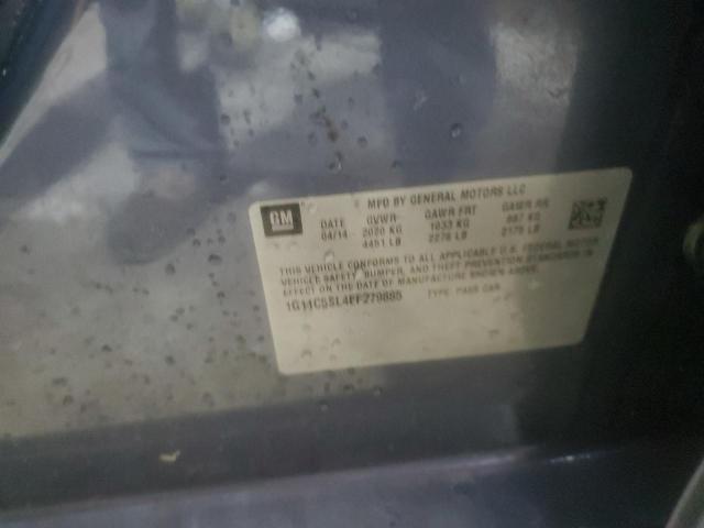 1G11C5SL4EF279885 - 2014 CHEVROLET MALIBU 1LT 蓝色 照片 12