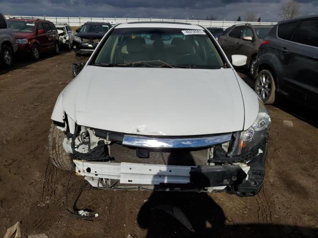 1HGCP2F84BA036614 - 2011 HONDA ACCORD EXL WHITE photo 5