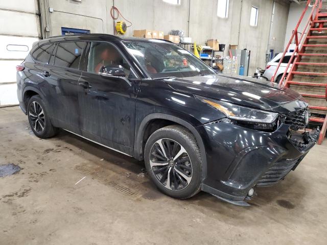 5TDJZRBH5MS124642 - 2021 TOYOTA HIGHLANDER XSE BLACK photo 4