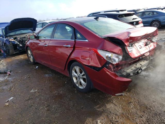 5NPEC4AC8CH378412 - 2012 HYUNDAI SONATA SE RED photo 2