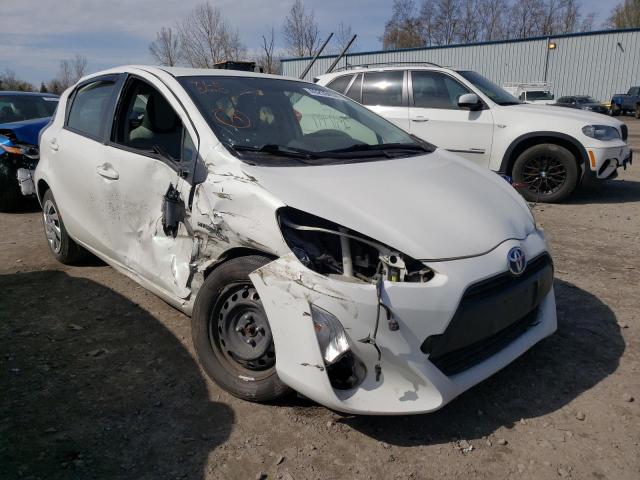 JTDKDTB34F1111935 - 2015 TOYOTA PRIUS C WHITE photo 1