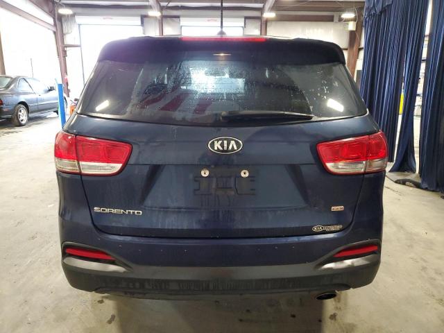 5XYPG4A39HG303486 - 2017 KIA SORENTO LX BLUE photo 6