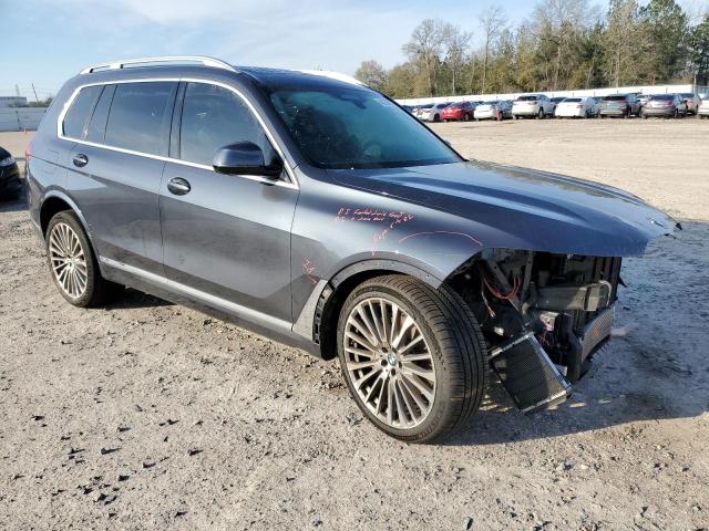 5UXCW2C09M9E35699 - 2021 BMW X7 XDRIVE40I GRAY photo 4