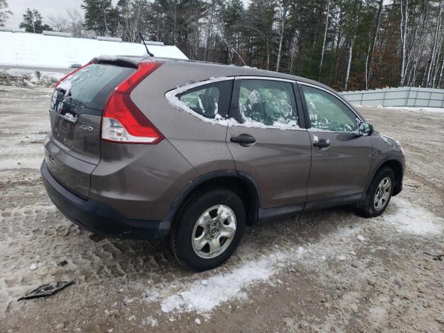 5J6RM4H38CL036601 - 2012 HONDA CR-V LX BROWN photo 3