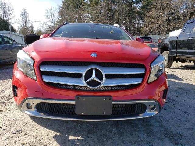 WDCTG4GB5GJ194031 - 2016 MERCEDES-BENZ GLA 250 4MATIC RED photo 5