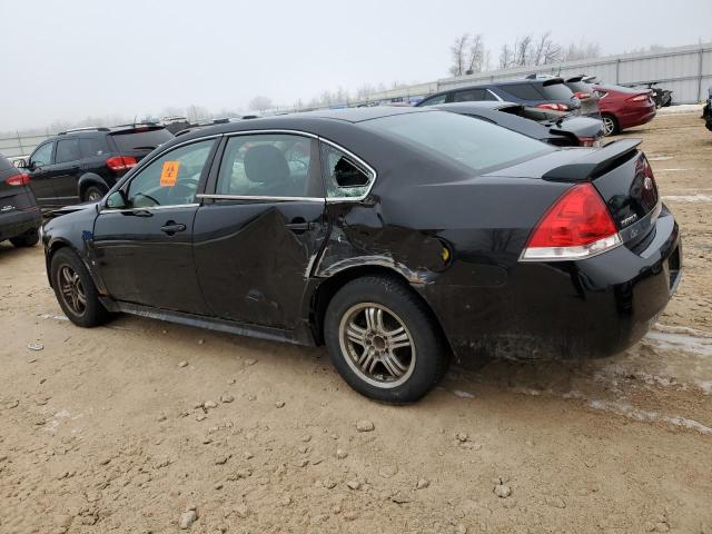 2G1WA5EK8A1108783 - 2010 CHEVROLET IMPALA LS BLACK photo 2