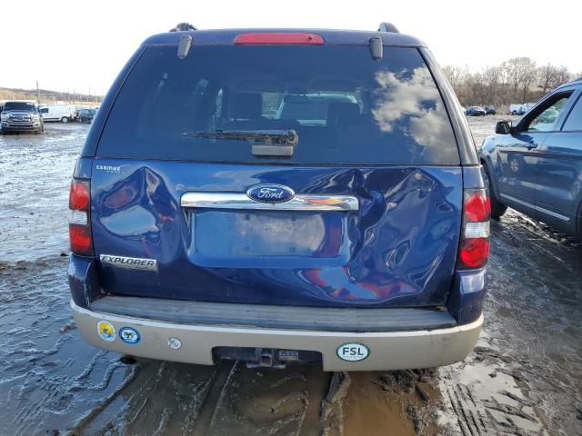 1FMEU64EX8UA10652 - 2008 FORD EXPLORER EDDIE BAUER BLUE photo 6