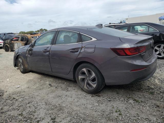 19XZE4F59KE002679 - 2019 HONDA INSIGHT EX GRAY photo 2