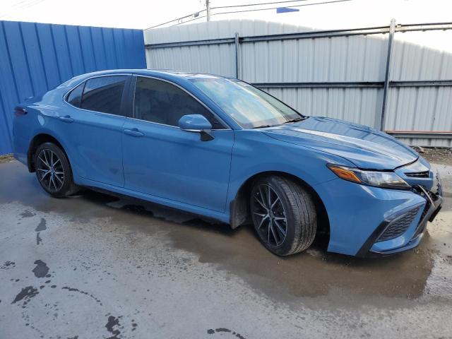 4T1T11AK2PU184226 - 2023 TOYOTA CAMRY SE NIGHT SHADE BLUE photo 4