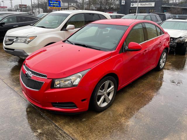 1G1PE5SBXE7339190 - 2014 CHEVROLET CRUZE LT RED photo 2