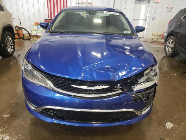 1C3CCCEG7FN589334 - 2015 CHRYSLER 200 C BLUE photo 5