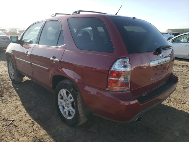 2HNYD18214H528922 - 2004 ACURA MDX RED photo 3