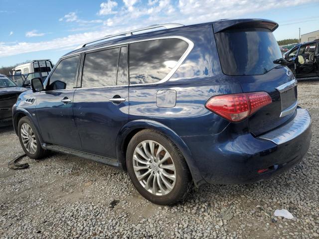 JN8AZ2NF4F9572734 - 2015 INFINITI QX80 BLUE photo 2