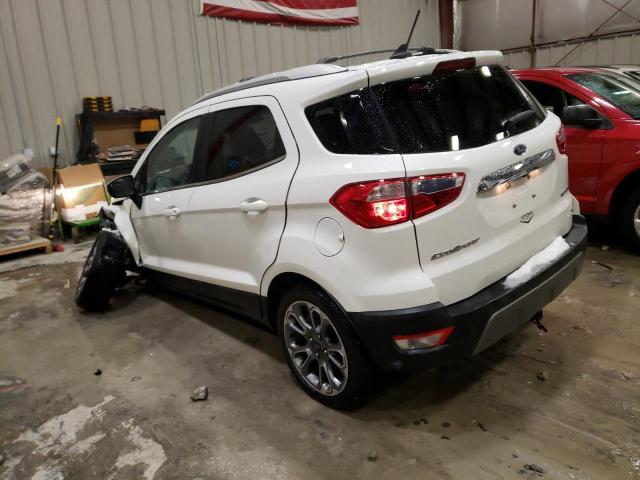 MAJ6P1WL6JC249650 - 2018 FORD ECOSPORT TITANIUM WHITE photo 2