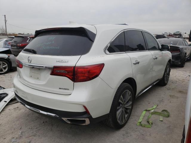 5FRYD4H56HB024975 - 2017 ACURA MDX TECHNOLOGY WHITE photo 3