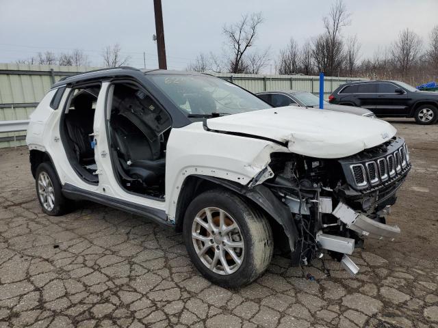 3C4NJDCB8MT586205 - 2021 JEEP COMPASS LIMITED WHITE photo 4