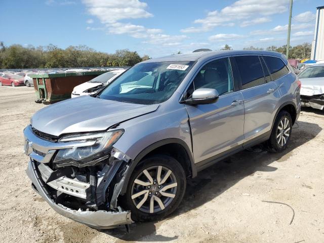 5FNYF5H33KB039330 - 2019 HONDA PILOT EX SILVER photo 1