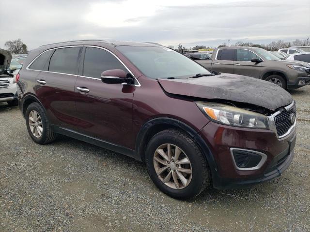 5XYPG4A32HG202077 - 2017 KIA SORENTO LX BURGUNDY photo 4