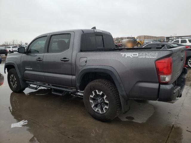 5TFCZ5AN4HX075281 - 2017 TOYOTA TACOMA DOUBLE CAB GRAY photo 2