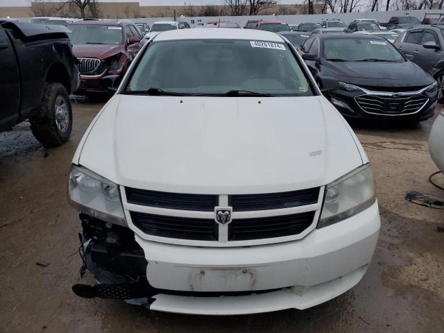 1B3LC46K48N113969 - 2008 DODGE AVENGER SE WHITE photo 5