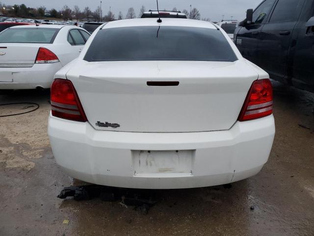 1B3LC46K48N113969 - 2008 DODGE AVENGER SE WHITE photo 6