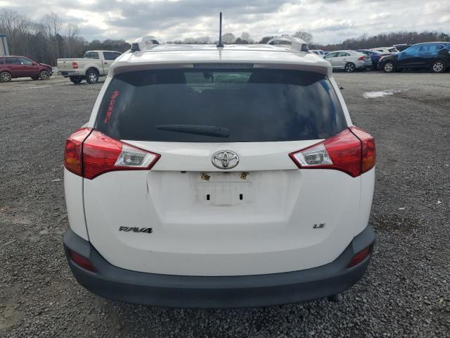 2T3ZFREV1DW069991 - 2013 TOYOTA RAV4 LE WHITE photo 6