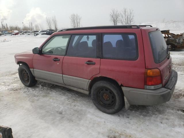 JF1SF6558WH756710 - 1998 SUBARU FORESTER S MAROON photo 2