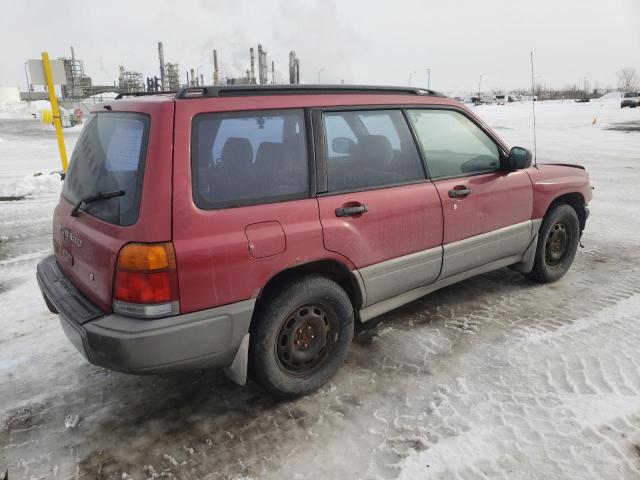 JF1SF6558WH756710 - 1998 SUBARU FORESTER S MAROON photo 3