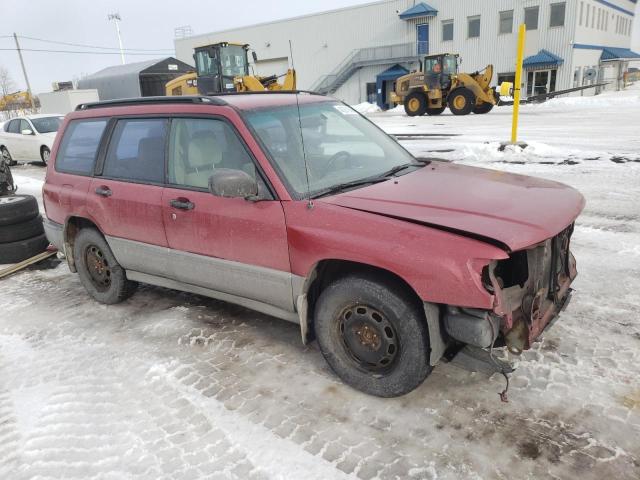 JF1SF6558WH756710 - 1998 SUBARU FORESTER S MAROON photo 4