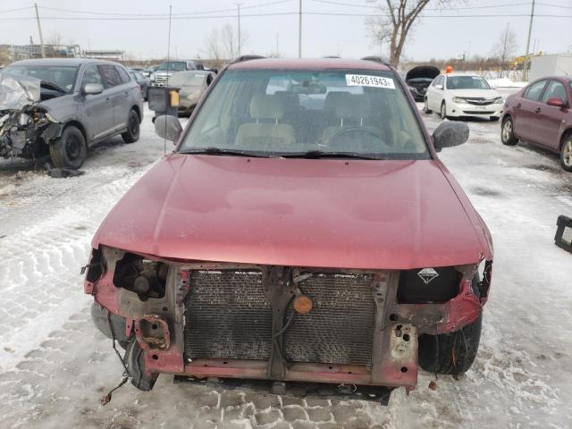 JF1SF6558WH756710 - 1998 SUBARU FORESTER S MAROON photo 5