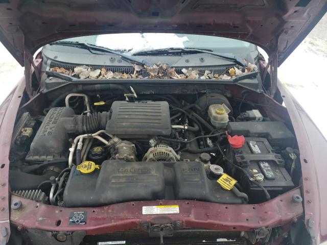 1B4HS48NX2F156550 - 2002 DODGE DURANGO SLT BURGUNDY photo 11