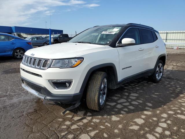 3C4NJDCB7KT843125 - 2019 JEEP COMPASS LIMITED WHITE photo 1