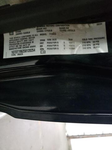 1GTDT196258128254 - 2005 GMC CANYON BLACK photo 12