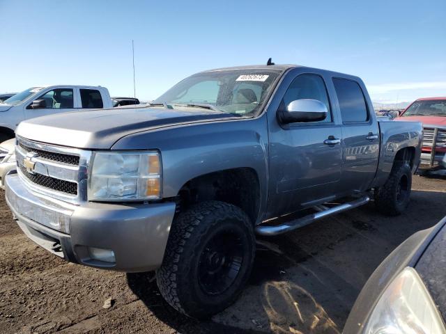 3GCEK13C97G552940 - 2007 CHEVROLET SILVERADO K1500 CREW CAB SILVER photo 1