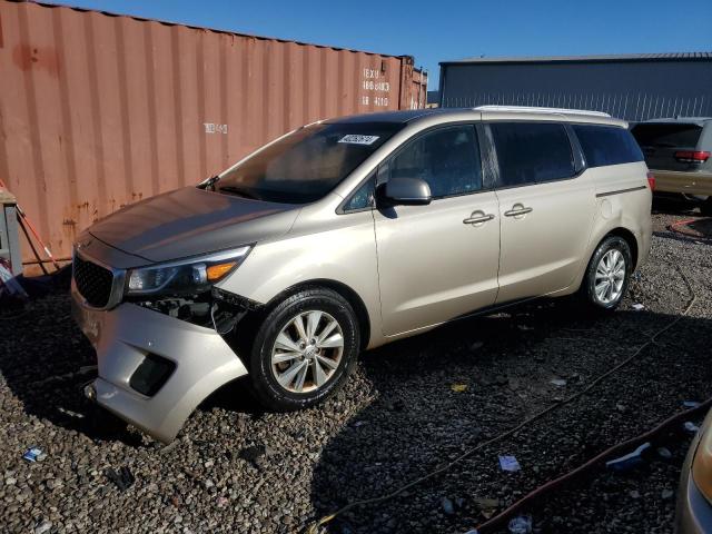 KNDMB5C19H6266834 - 2017 KIA SEDONA LX GOLD photo 1